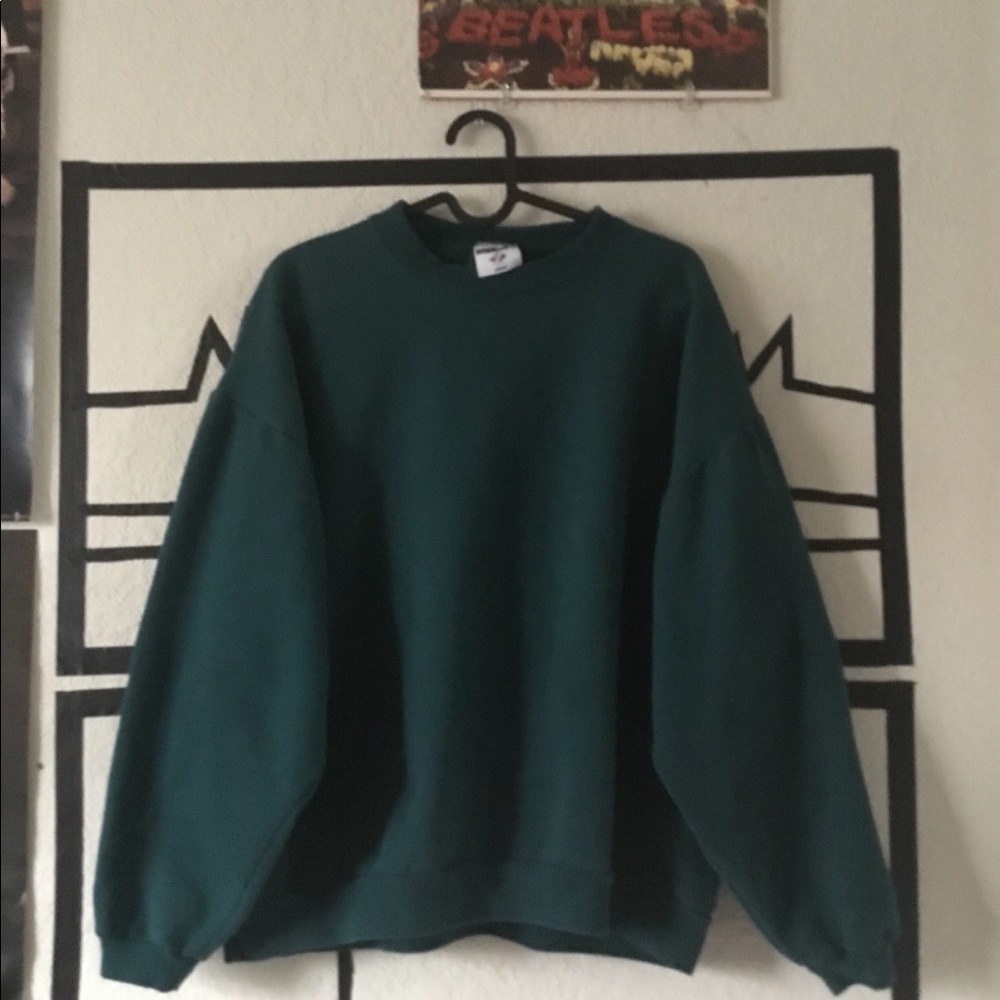 Dark Teal Crew Neck Sweater